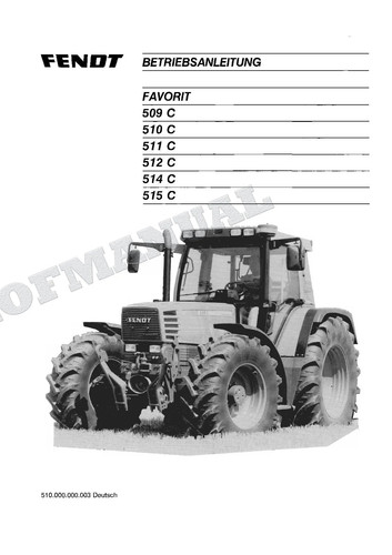 Fendt favorit 509 - c, 511