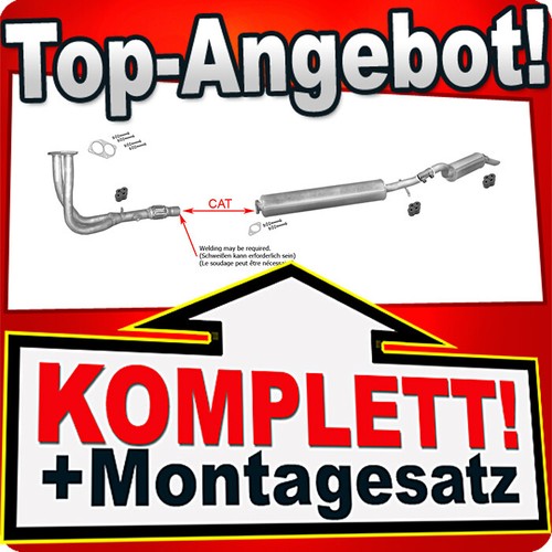Auspuff für opel sintra 2i - opel,