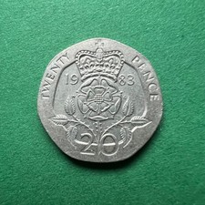 20 Pence 1983 Großbritannien