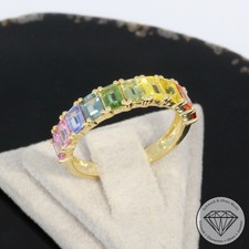 Wert 2850 € Saphir Ring 585 14 Karat Gelb Gold