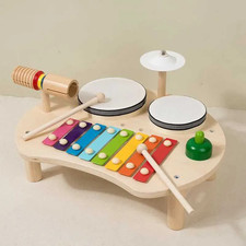 Kinder Schlagzeug Set Holz