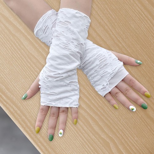Gothic fingerlose lange - fingerlose,