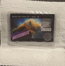 Stardust From Gibeon SRC 1 Meteor Real Meteorite Authentication No. 01215478