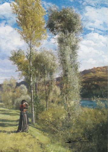 Postkarte hans thoma - hans,