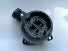 Bakelit Serienschalter Lichtschalter Ruhla mit Abplatzer alt schwarz