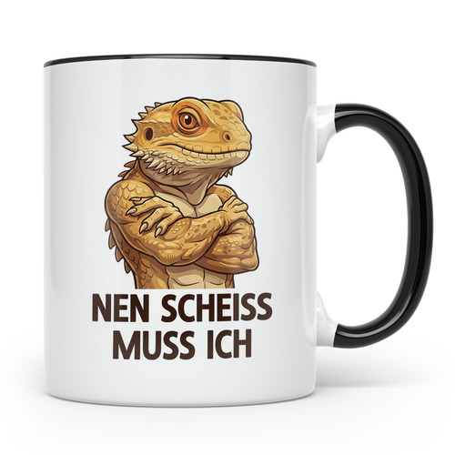 Bartagame tasse mit spruch - bartagame,
