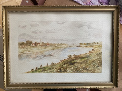 Wunderschönes aquarell antik - wunderschönes,