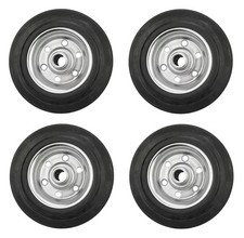 4er Set Vollgummi-Rad Reifen