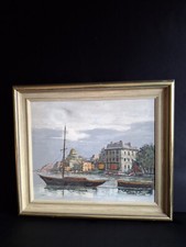 Altes Ölgemälde Dutch Sailing Ship / Z.Alleri