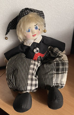 Maskenpuppe  Clown 40 cm groß, reine Handarbeit