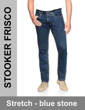 STOOKER FRISCO STRETCH / blue stone / blau / 5-Pocket / HERREN JEANS HOSE