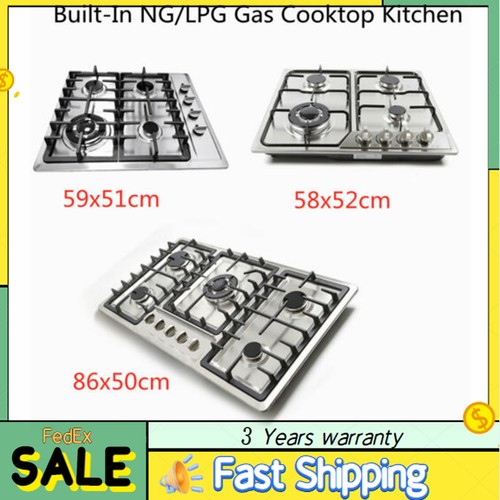 4 flammen gaskochfeld - 23''/34",