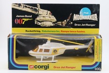 CORGI TOYS 930 * DRAX JET RANGER  * JAMES BOND * MOONRAKER  * OVP
