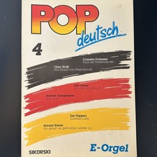 Noten - POP e-orgel - deutsch