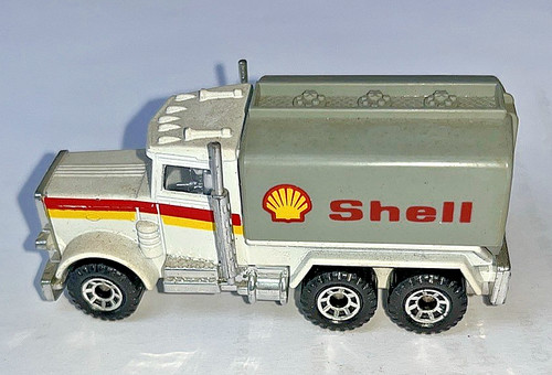 Matchbox peterbilt shell - matchbox, oil