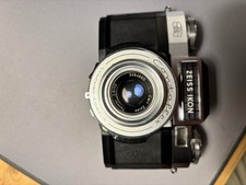 Zeiss Ikon Contaflex Super B Tessar 50mm F/2.8 mit Originalen Tasche DEFEKT!