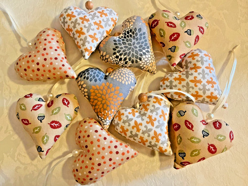 Stück herzen tilda - 10,