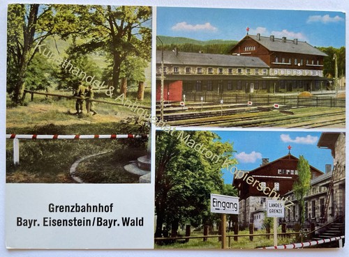 Grenze brd ddr grenzbahnhof - grenze,