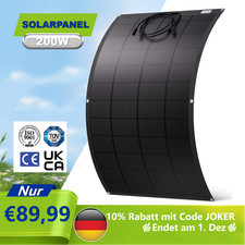 200W Flexibel Solarpanel