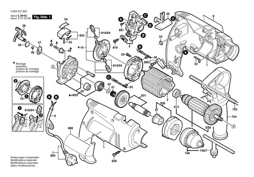 Bosch ersatzteile für psb 500 - bosch,