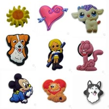 9 Schuhstecker Shoe Charms Pins Sticker für Crocs Glogs wie Jibbitz Sammlung s5