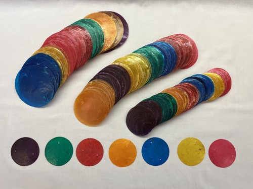 200 muschelscheiben perlmutt - 200,