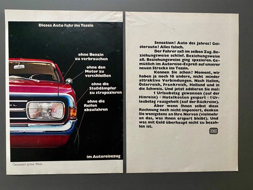 Bahn autoreisezug opel - autoreisezug,