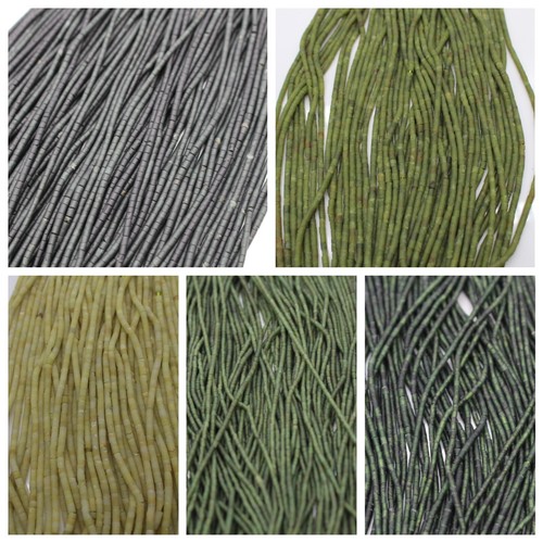 Serpentin jade heishi mini - serpentin,