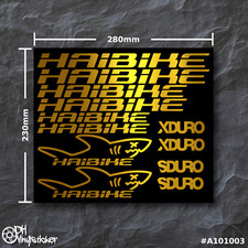 Haibike Sticker Gold |