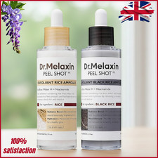 Dr. Melaxin Reisampulle Peeling Shot Glow Peeling weiß/schwarz Reis
