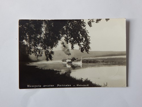 Dampfschiff weser karlshafen - weser,