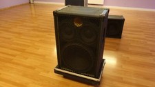 Grosse Bassbox im Flightcase 20" schwarz WARWICK ! mit Flightcase 59 cm breit
