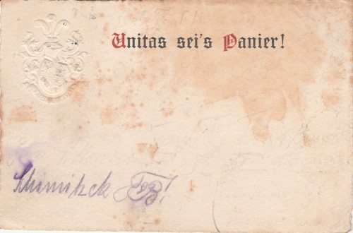 Studentika 1910 unitas - studentika, um