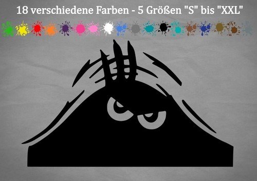 Kofferraum aufkleber monster - aufkleber,