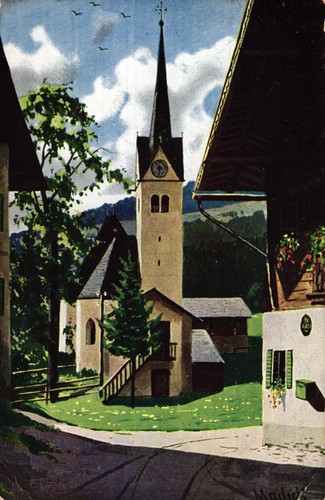 Dorf kirche sign mailick - kirche,,