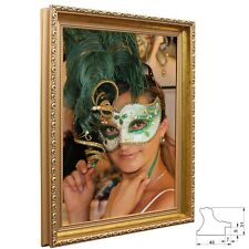 Bilderrahmen Athen Spiegelrahmen Holz Antik Barock Prunk Shabby Vintage 4 Farben