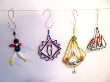 4 ORNAMENTE ORIGINAL GABLONZER