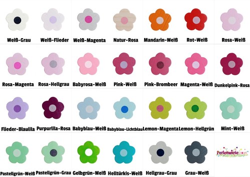 Motivperle mini blume - mini-blume, |