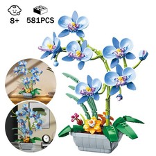 Orchidee Blumen Klemmbausteine