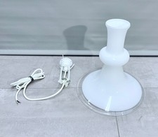 Mandarin Hängelampe Holmegaard Etude Weiß Michael Bang 70er RETRO KULT 38cm ART