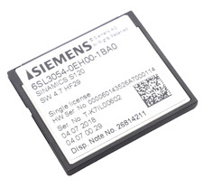 Siemens Sinamics S120 CompactFlash Card | SW: 4.7 HF29 | 6SL3054-0EH00-1BA0