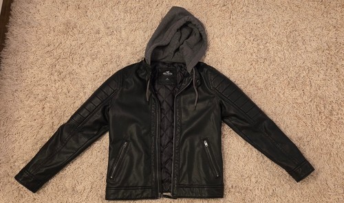 Hollister lederjacke mit - hollister,