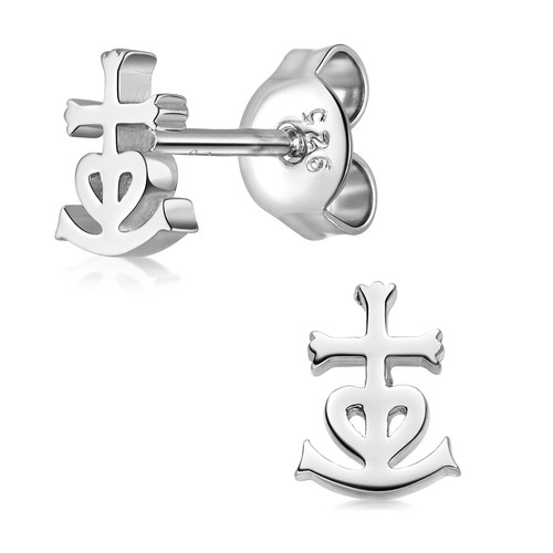 Materia ohrstecker glaube - ohrstecker,