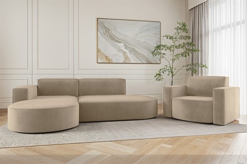 Sofa set teilig - sofa, sessel