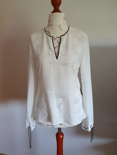 Bluse Damen in weiß mit