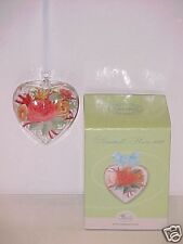 Hutschenreuther Jahresherz Glas 2010 " Begonie "