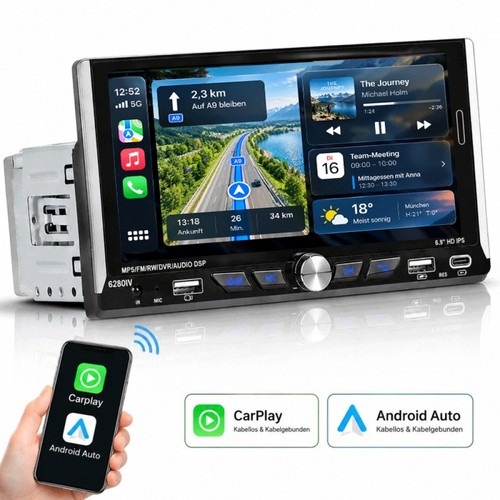 Single 1din autoradio - 1din,