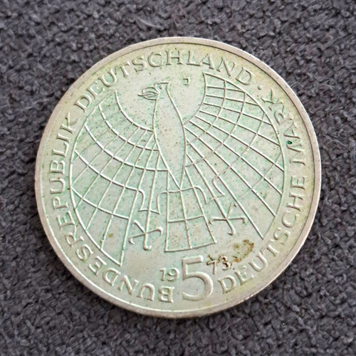 Brd 1973 gedenkmünze - brd, 5