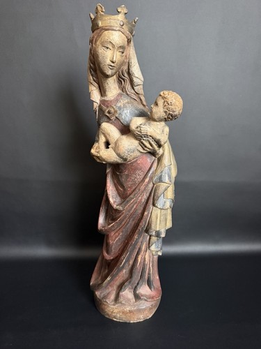 Madonna mit kind holz - mit,