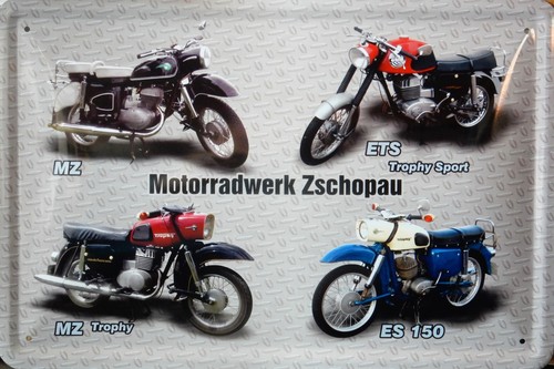 Blechschild motorrad oldi - blechschild,
